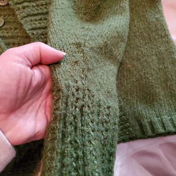 Royal Robbins green button sweater - Picture 6 of 12